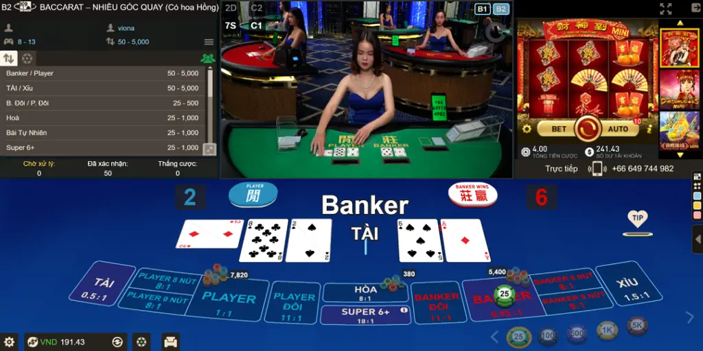 Quy tắc chơi Baccarat
