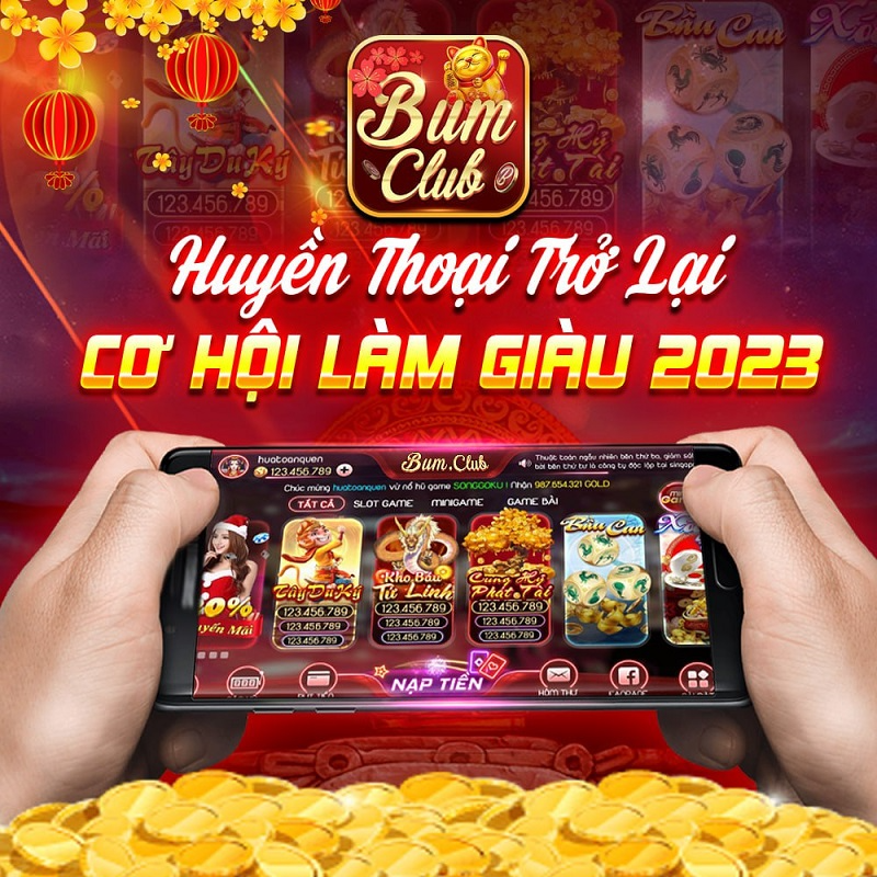 Bum Club - Game nổ hũ đổi thưởng xanh chín hot 2023