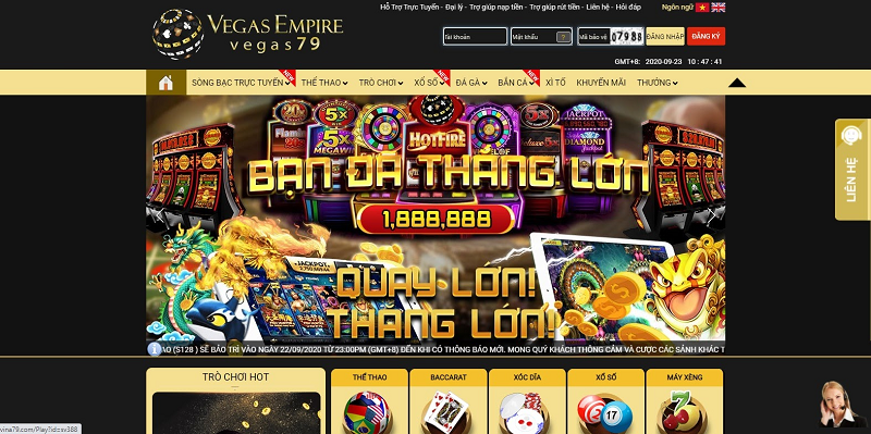 Vegas Empire - Đánh nhanh thắng lớn với game đổi thưởng HOT nhất 2023