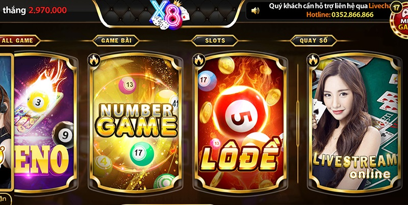 X8 Club -  Cổng game đổi thưởng xanh chín số 1 Việt Nam