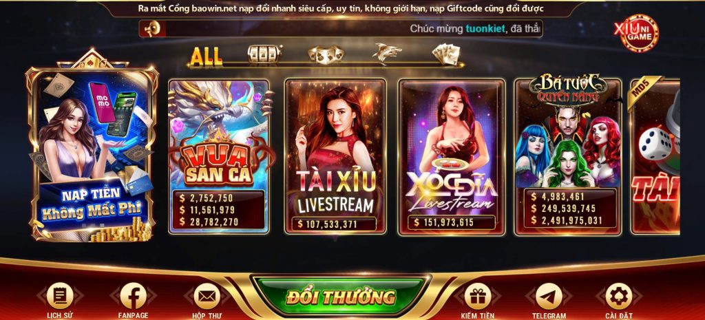 Cổng game uy tín