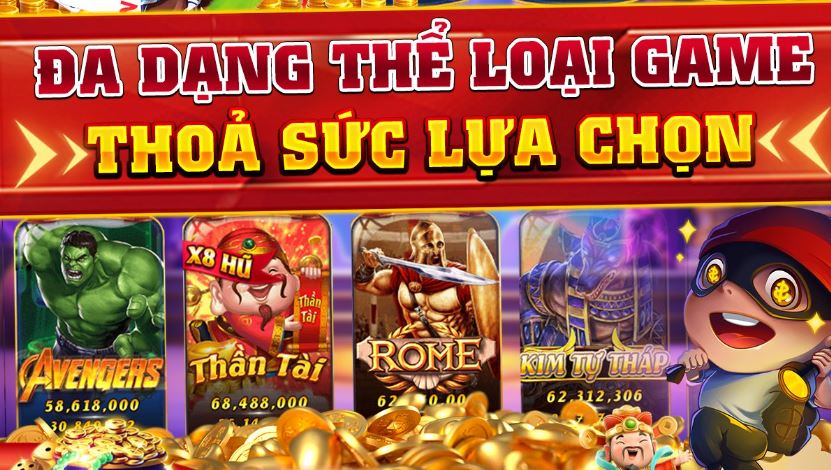 Đa dạng game cá cược